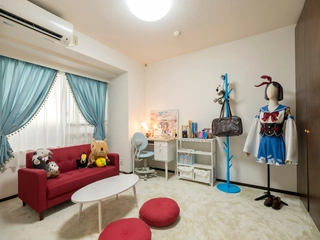 「つばきのおへや」<br>部屋に入った瞬間から椿月ちゃんがそこにいるような感覚を楽しめます。